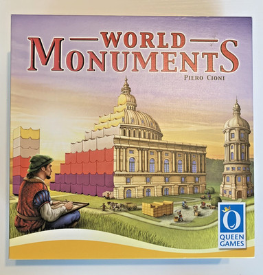 World Monuments (Queen Games, 2-4 Sp., ab 8 J.), TOP Spiel, TOP Zustand!