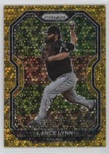 2021 Panini Prizm Tier III Gold Donut Circle Prizm 7/10 Lance Lynn #240 1ly0