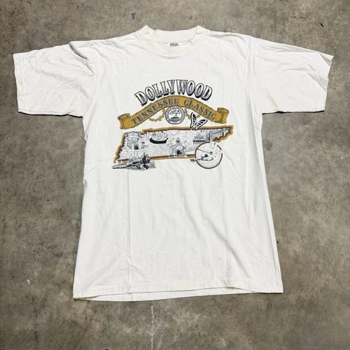 90s Dolly Parton Dollywood Tennessee Classic T-Shirt 1990s vintage concert t-shirt, vintage, size L, single stitch, B+ condition