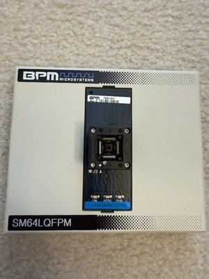 NEW BP Microsystems SM64LQFPM Socket Programmer Adapter