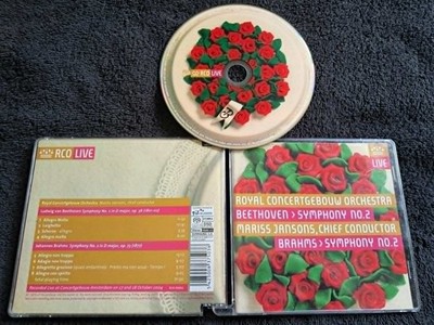 BEETHOVEN Symphony No.2 BRAHMS Symphonie No.2 SACD / cd Mariss Jansons