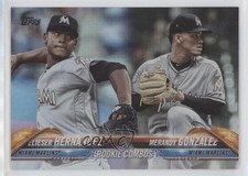 2018 Update Rookie Combos Rainbow Foil Elieser Hernandez Merandy Gonzalez 4al
