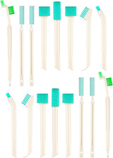 16 Pcs Small Household Cleaning Brushes - Deep Detail Crevice Cleaner Brush Set,