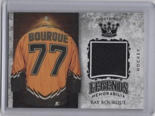 2018 Ray Bourque Sportkings Legends Memorabilia Game Worn Jersey Card