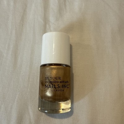 NAILS INC Be Your Inc.redible Self Gold Shimmer CROWN PLACE Nagellack 10ml