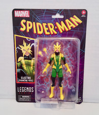Spider-Man Marvel Legends Retro 6  Electro Francine Frye Action Figure READ