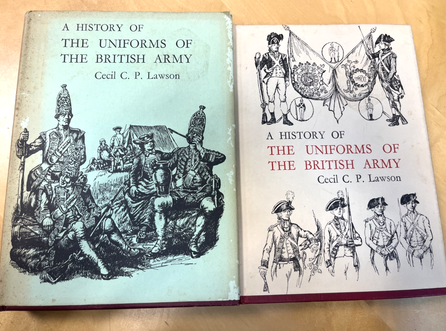 A History of the Uniforms of the British Army,Vol. 2 & 3 Lawson bundle TIV