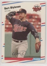 1988 Fleer Glossy Bert Blyleven #4 HOF 03xg