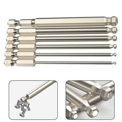 Schraubendreher-Bit Handwerkzeuge 6.35mm.1/4 Inch)Hex Hohe Präzision Kugelkopf