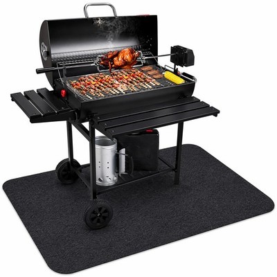 Fasmov Fire BBQ Grillmatte für Gas Elektro Extra Medium, anthrazitgrau