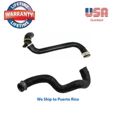 2 PCs Radiator Coolant Hose Upper & Lower Fits:Mercedes Benz E320 2003-2005 3.2L