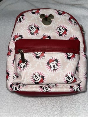 Bioworld Disney Mickey Mouse Christmas Backpack   NWT