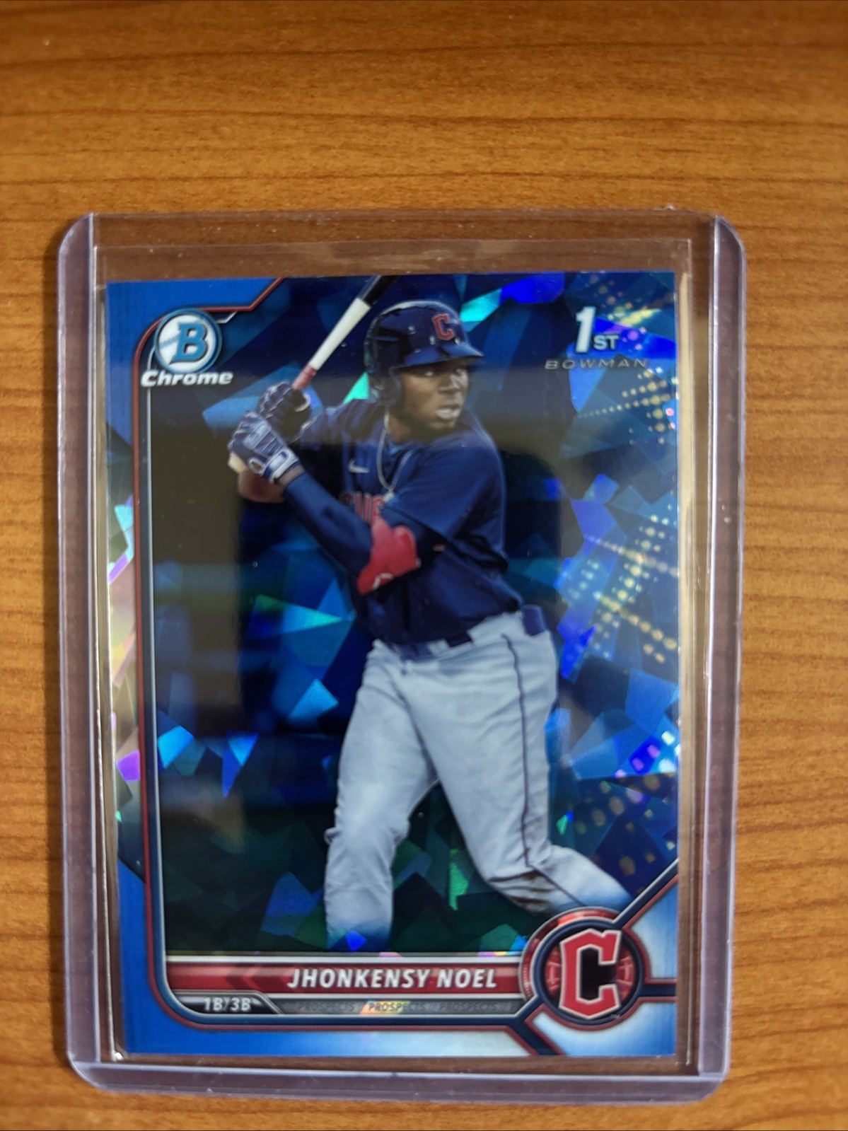 2022 1st Bowman Chrome Sapphire Jhonkensy Noel #BCP-2 Guardians RC