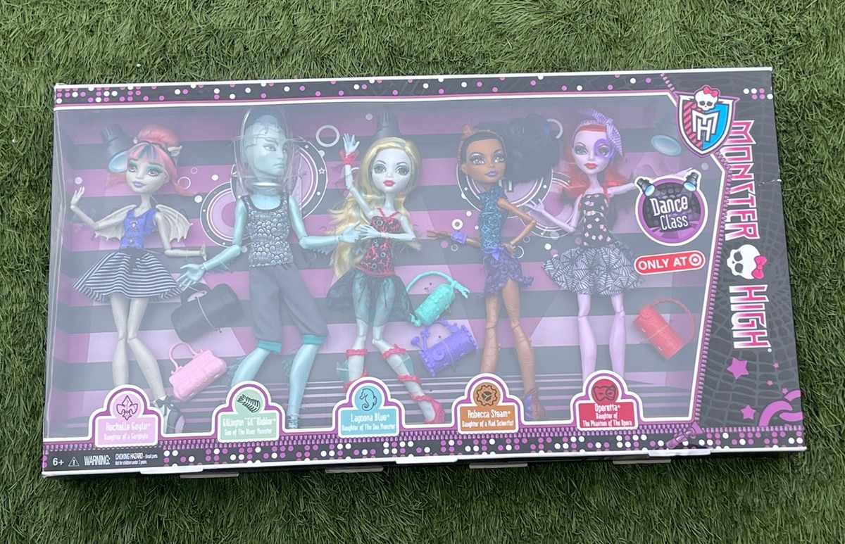 Monster High Dance Class 5-PACK Gil Webber Rochelle Robecca