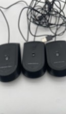 Dell Wired USB Optical Mice Black Computer PC Mouse Lot Of 3