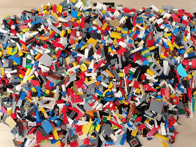 LEGO  Kiloware 1 kg Bausteine Technic Teile Konvolut gereinigt