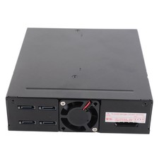 4 Bay HDD Cage Chassis 2.5in Drive Tray 2.5in Mobile Rack Compatible 15mm Thick