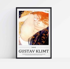 Gustav Klimt Danae gestreckte Leinwand oder ungerahmtes Posterdruck Wandkunst