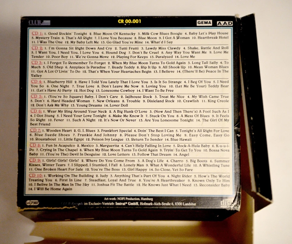 ELVIS PRESLEY ‎– The Ultimate Consumer PCDC 10 x Picture-Compact-Disc-Collection - Bild 3 von 4