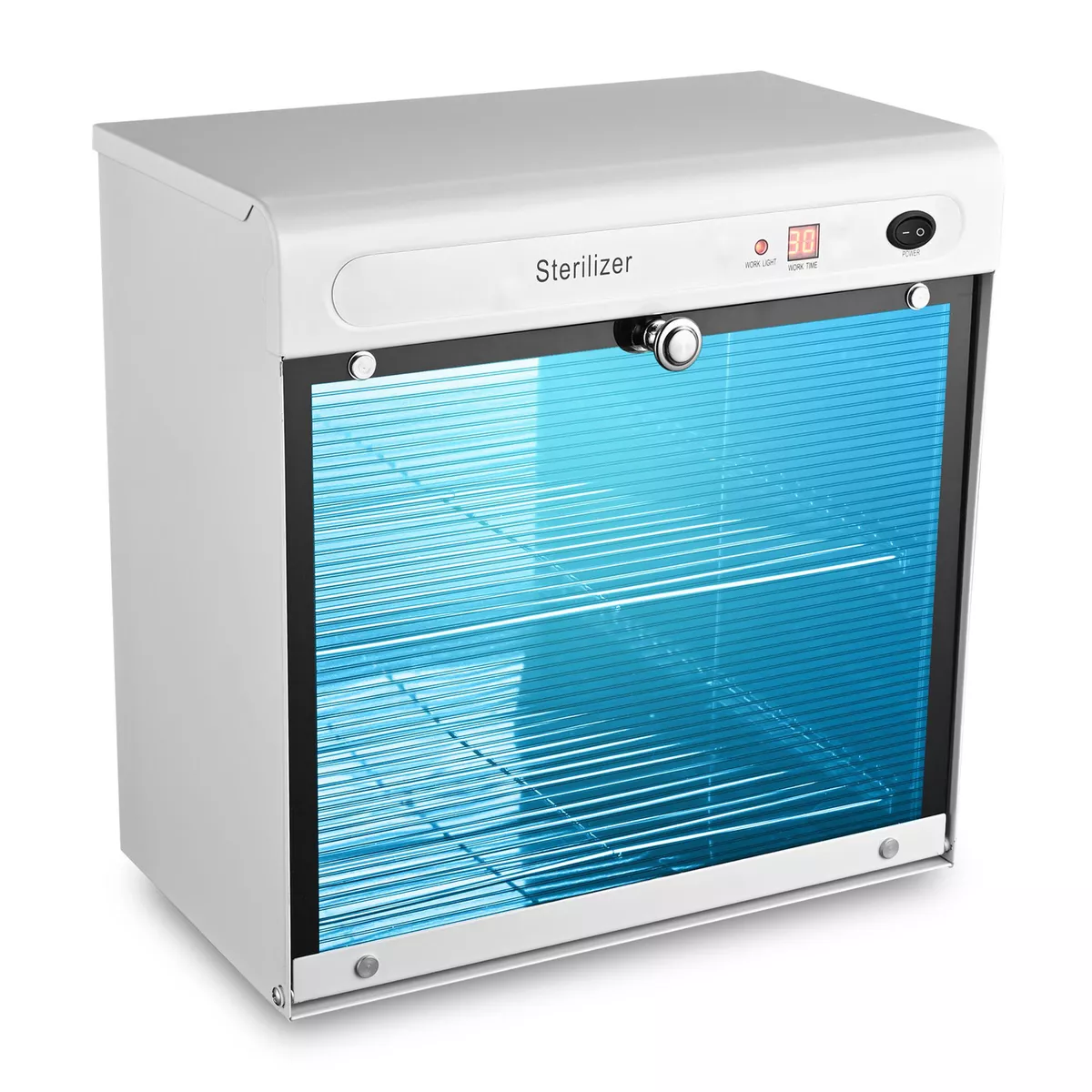 16L UV Tool Sterilizer Cabinet Machine w Timer Manicure Spa Salon Sterilization