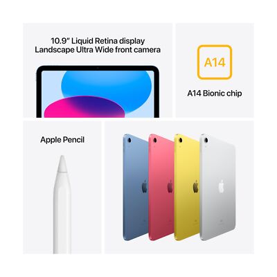 Apple iPad (10th Generation): with A14 Bionic chip, 10.9-inch