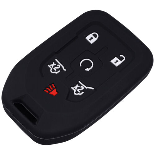 Fit Chevrolet Suburban Tahoe GMC Yukon 6 Button Key Fob Silicone Case Cover - Picture 4 of 12