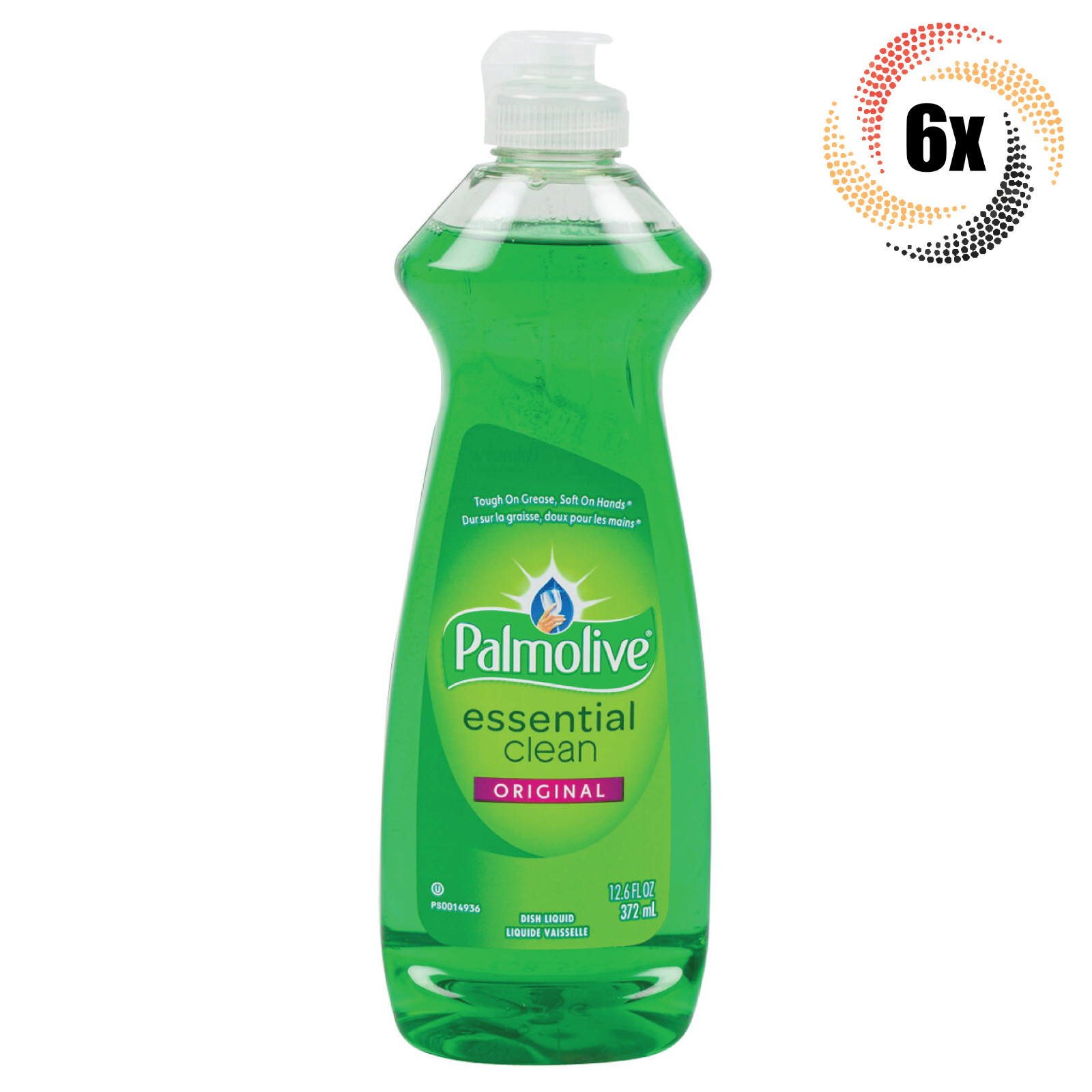 6 флаконов оригинального жидкого мыла для мытья посуды Palmolive Essential Clean 126 жидких унций 6590₽