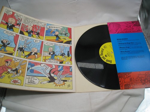 Vintage 1974 Bugs Bunny Lp Vinyl Warner Bros Book and Record 3 Funny Stories - Picture 3 of 10