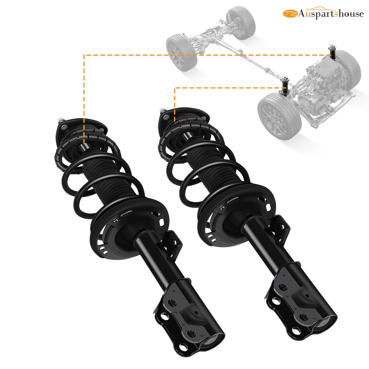 For Mazda CX-5 2013-2016 2.0L 2.5L 2x Front Struts Shocks For Mazda CX-5 2013-2016 2.0L 2.5L 2x Front Struts Shocks