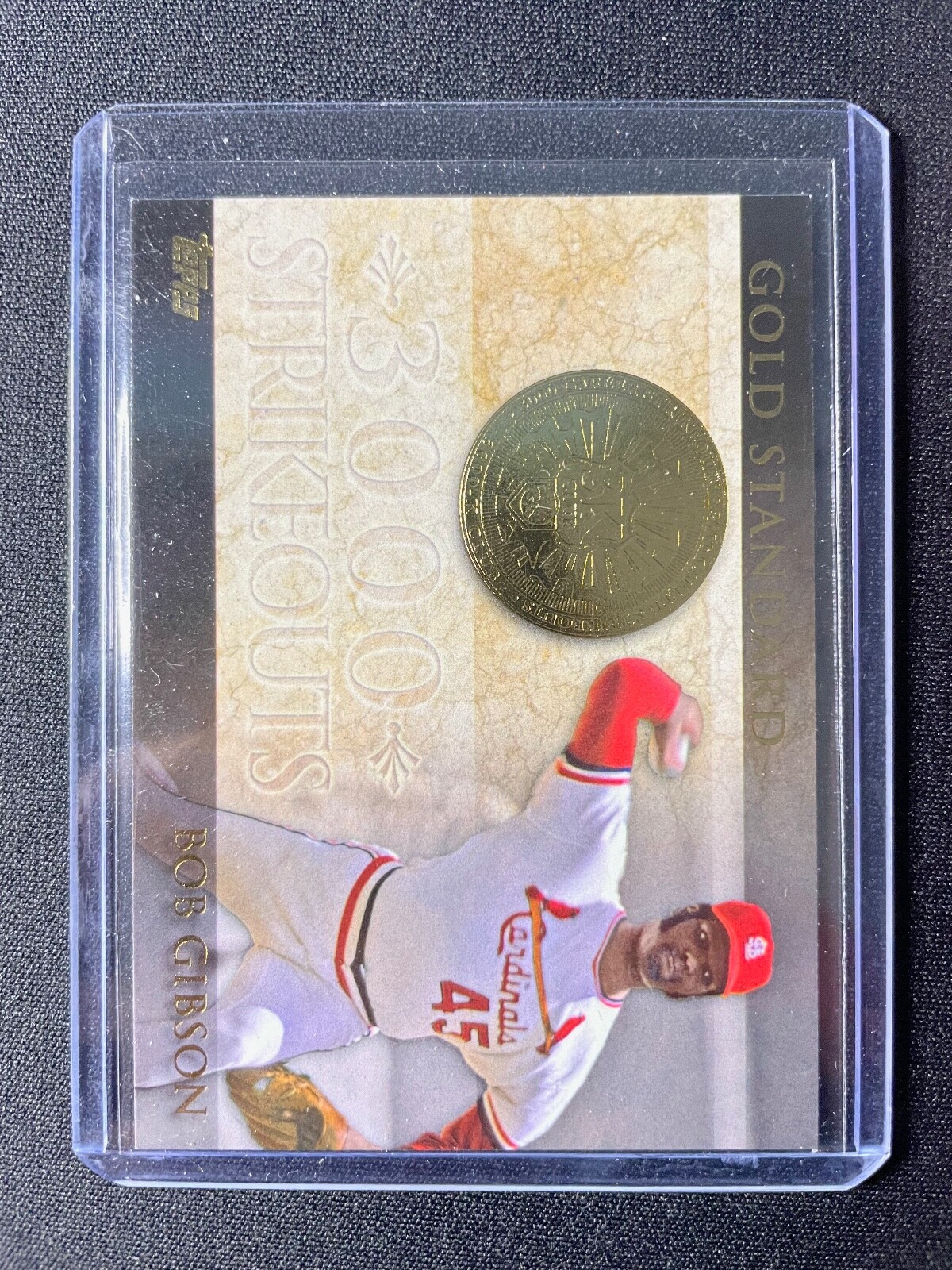 2012 Topps Bob Gibson Gold Standard Insert #GS-5 Cardinals!!!