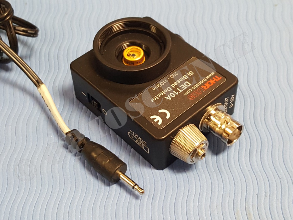 Thorlabs DET10A Biased Si Photodetector 200..1100nm Sensor Thorlabs DET10A Biased Si Photodetector 200..1100nm Sensor
