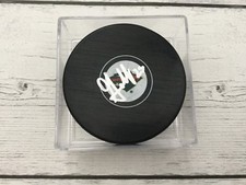 Gustav Olofsson Autographed Signed Minnesota Wild Hockey Puck b