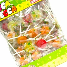 Casa Del Dolce Magic Lollies Piatto, Lecca Lecca Al Gusto Frutta, Box Da 200 Pezzi, Incartati Singolarmente, Senza Lattosio E Glutine, Idee Regalo Per Feste-image