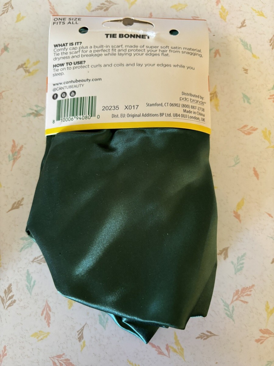 ⋈ Cantu Satin Tie Bonnet Green - 1pc | eBay