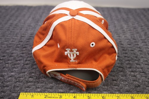 Texas Long Horns Hat Cap Strap Back Burnt Orange White NCAA Football Embroider - Picture 4 of 10