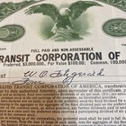 1928  Rapid Transit Corporation  Stock Certificate Shares — photo 2
