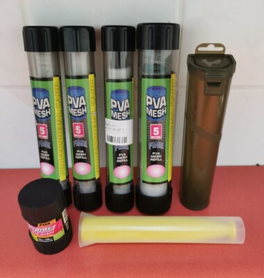 Großes Fox PVA Mesh Set Köder Angeln & Bags ''NEUWARE'' Angeln Carp Futter Fishing