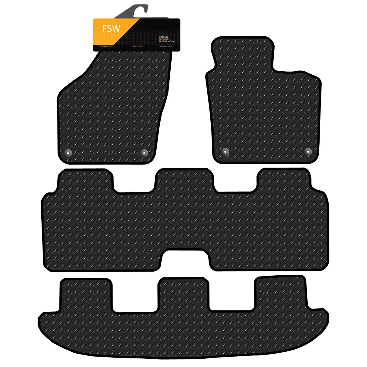 Vw sharan rubber car on sale mats