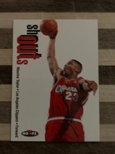 1998-99 NBA Hoops Basketball Maurice Taylor Shout Outs Card #26