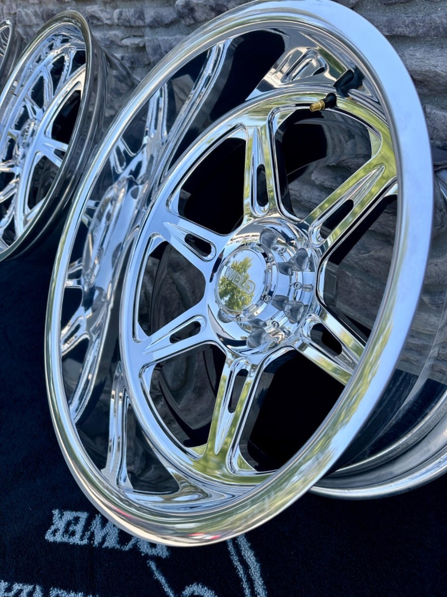 20x12 Weld Racing Ford Wheels XT Cheyenne 6 Forged Polished
