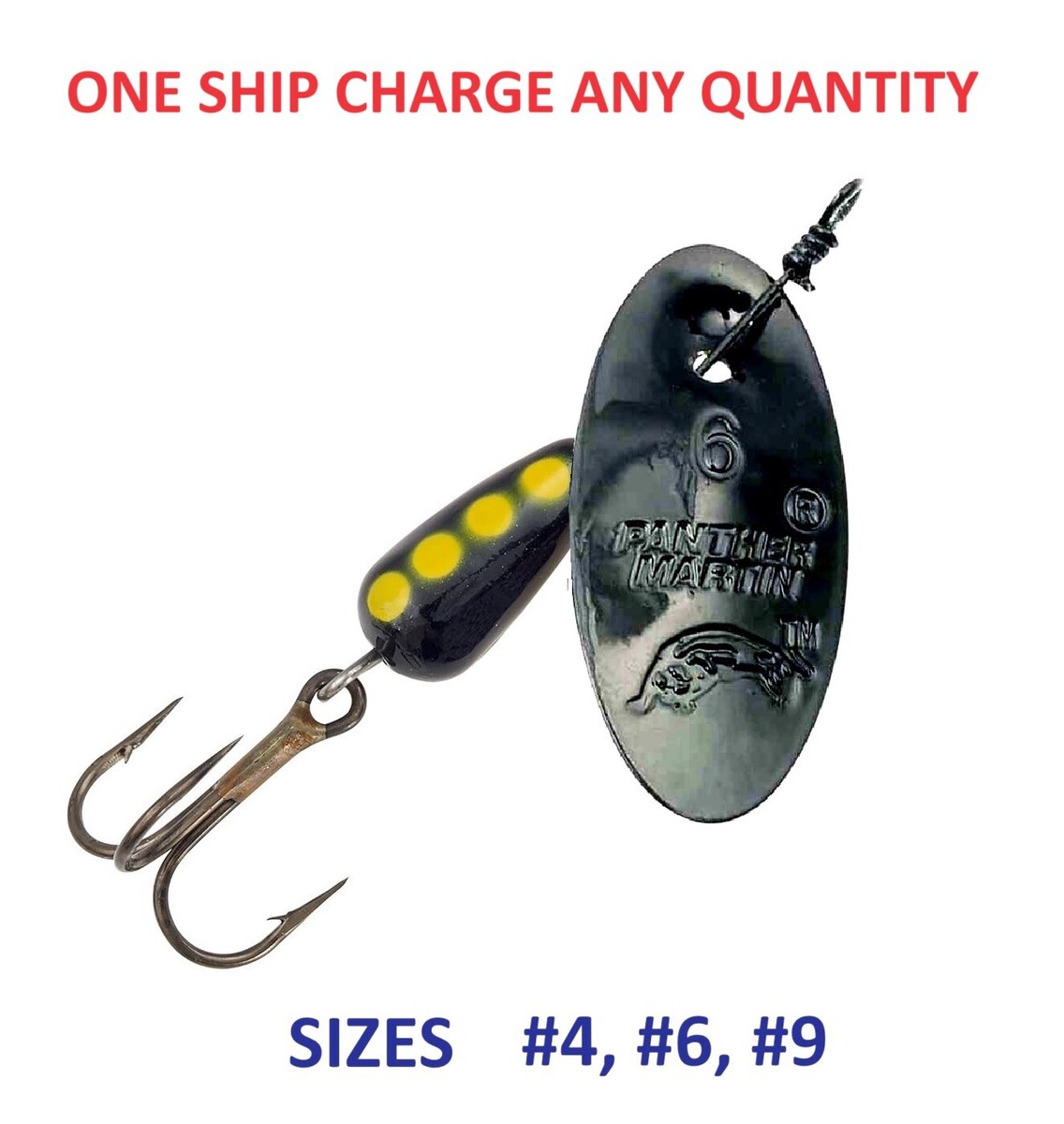 fisher and martin lure Panther Fly Spinner - 1/8 oz while the proven color combinations ensure its effectiveness Panther Martin BLACK BLADE