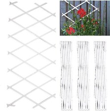 Wooden Trellis Pack of 3 Expandable Garden Wall For Climbing Plants