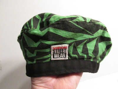 VINTAGE RARE GREEN 1980S VISION STREET WEAR MARK
