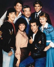 * HENRY WINKLER & MARION ROSS * signed 8x10 photo * HAPPY DAYS * COA * 1