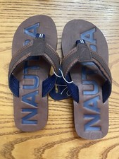 NAUTICA LITTLE KIDS FLIP FLOPS SIZE 2 NWT