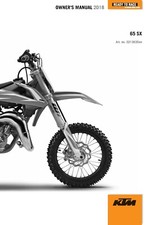 KTM Owners Manual Book Guide 2018 65 SX
