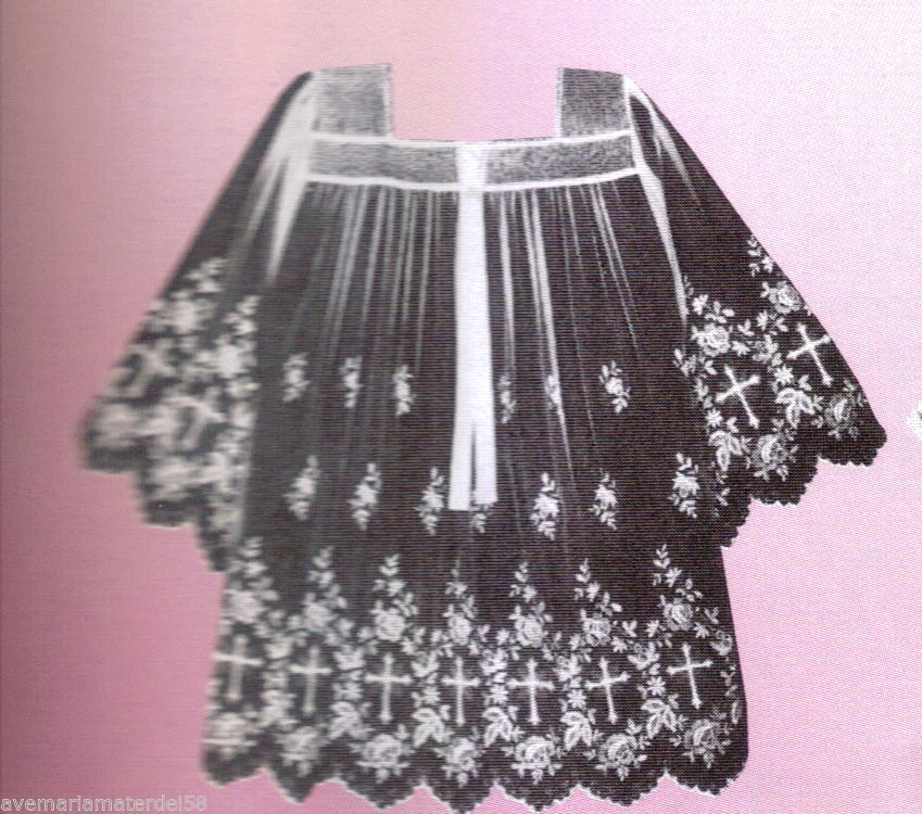 Alb Lace, Tabernacle, Vestment Veiling Fabric @ 1/2" Yard Increments  - Image 3 of 3