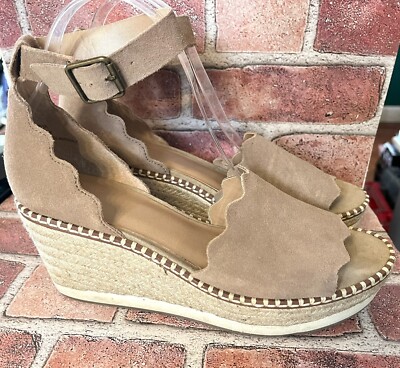 Vintage Sale Daffodil Espadrille Wedge Sandal Crown Vintage Shoes