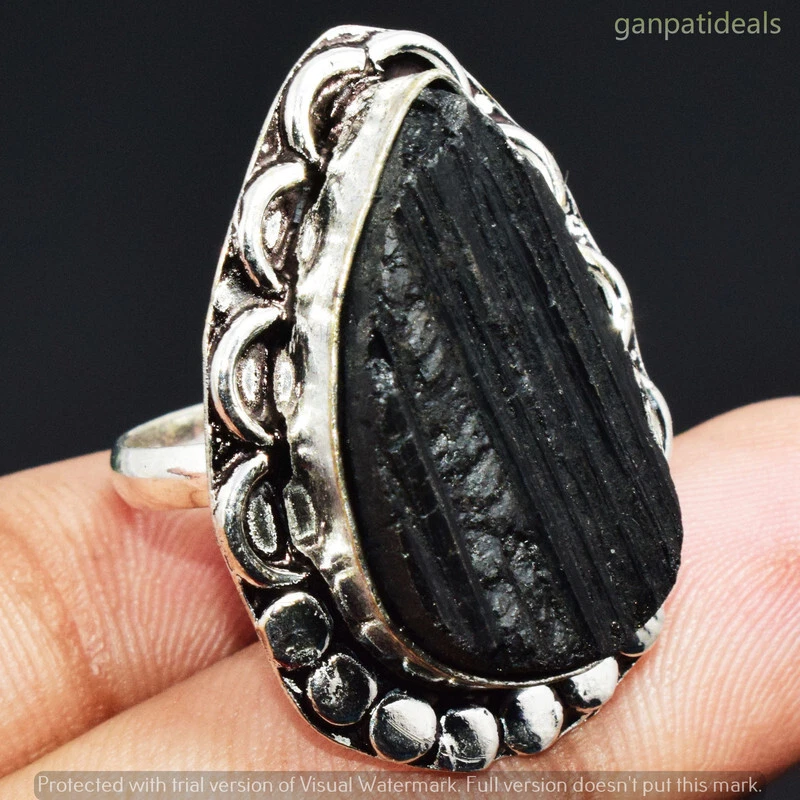 Titanium gemstone ring sale