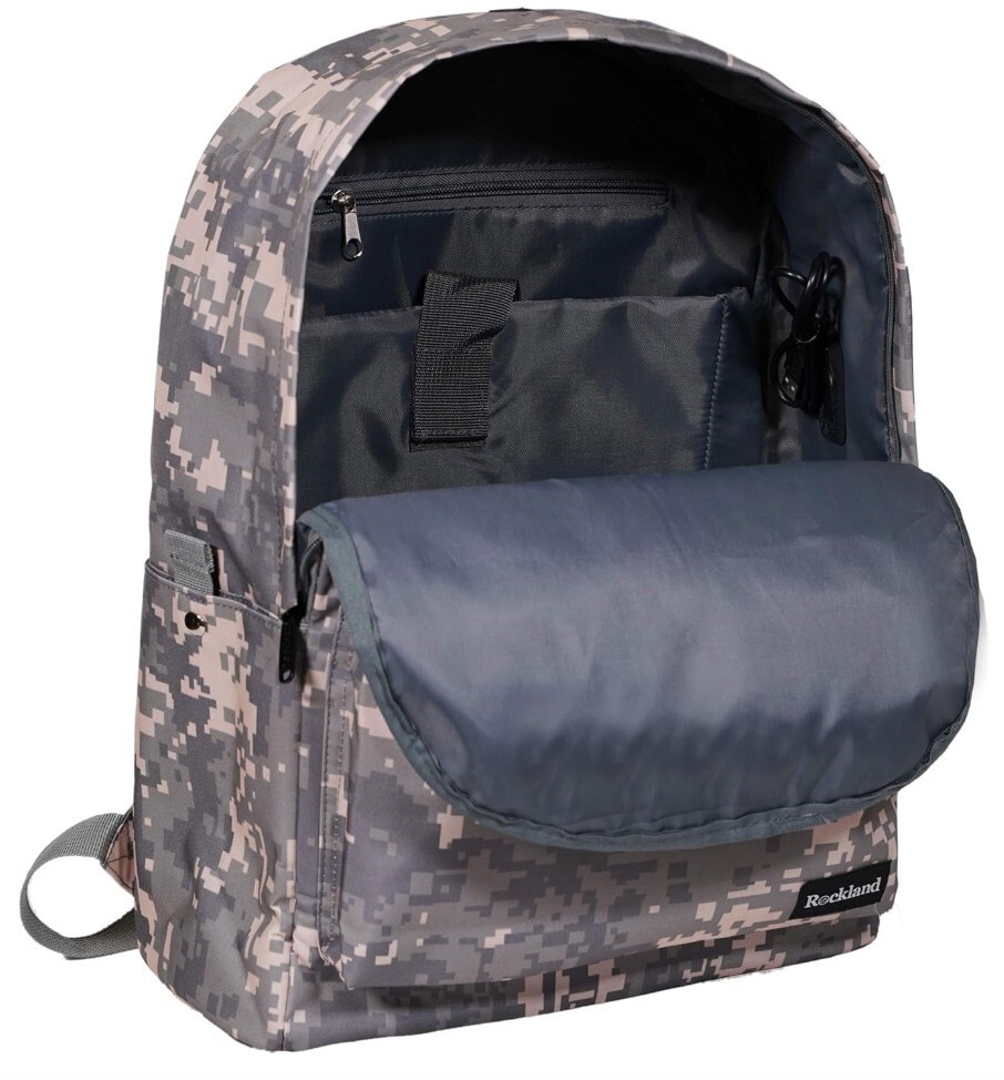 Rockland Laptop Backpack With External USB Port With Built-In Charging Cable